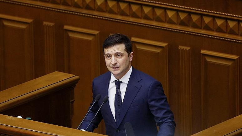 Ukraine President Stresses NATO, EU Ties On 30th Independence Day