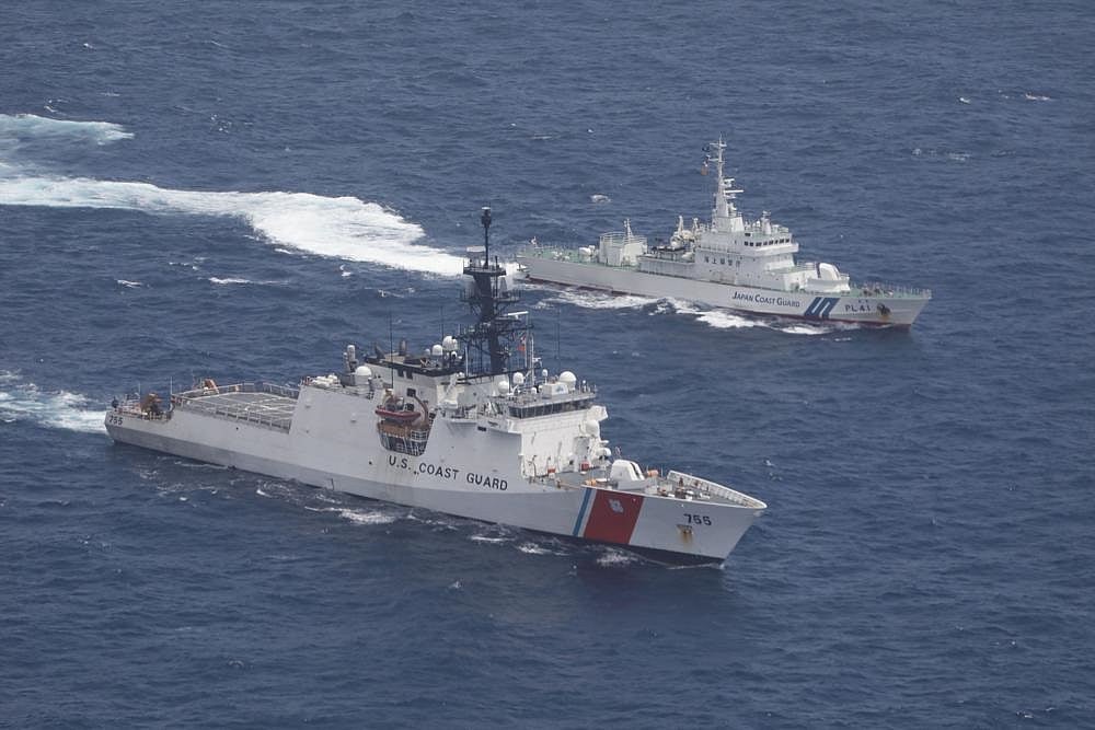 China Protests Passage Of US Navy, Coast Guard Ships in Taiwan Strait
