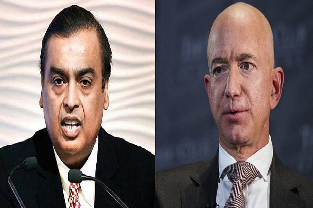 Jeff Bezos Vs Mukesh Ambani In Future-Reliance Deal