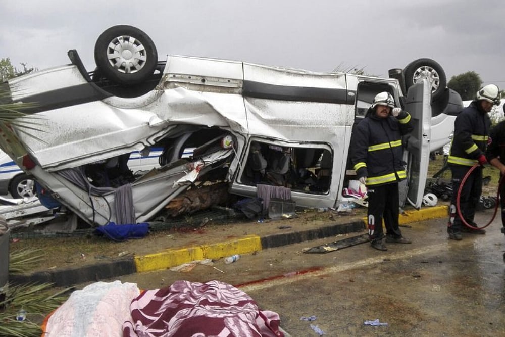 File Photo; Representative image : The 29-seat bus, which was transporting a charity group, was travelling downhill when it flipped over and was crushed, Reuters reported, citing Vietnam News Agency.
