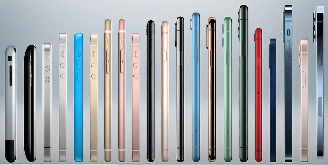 Apple iPhone Over The Years