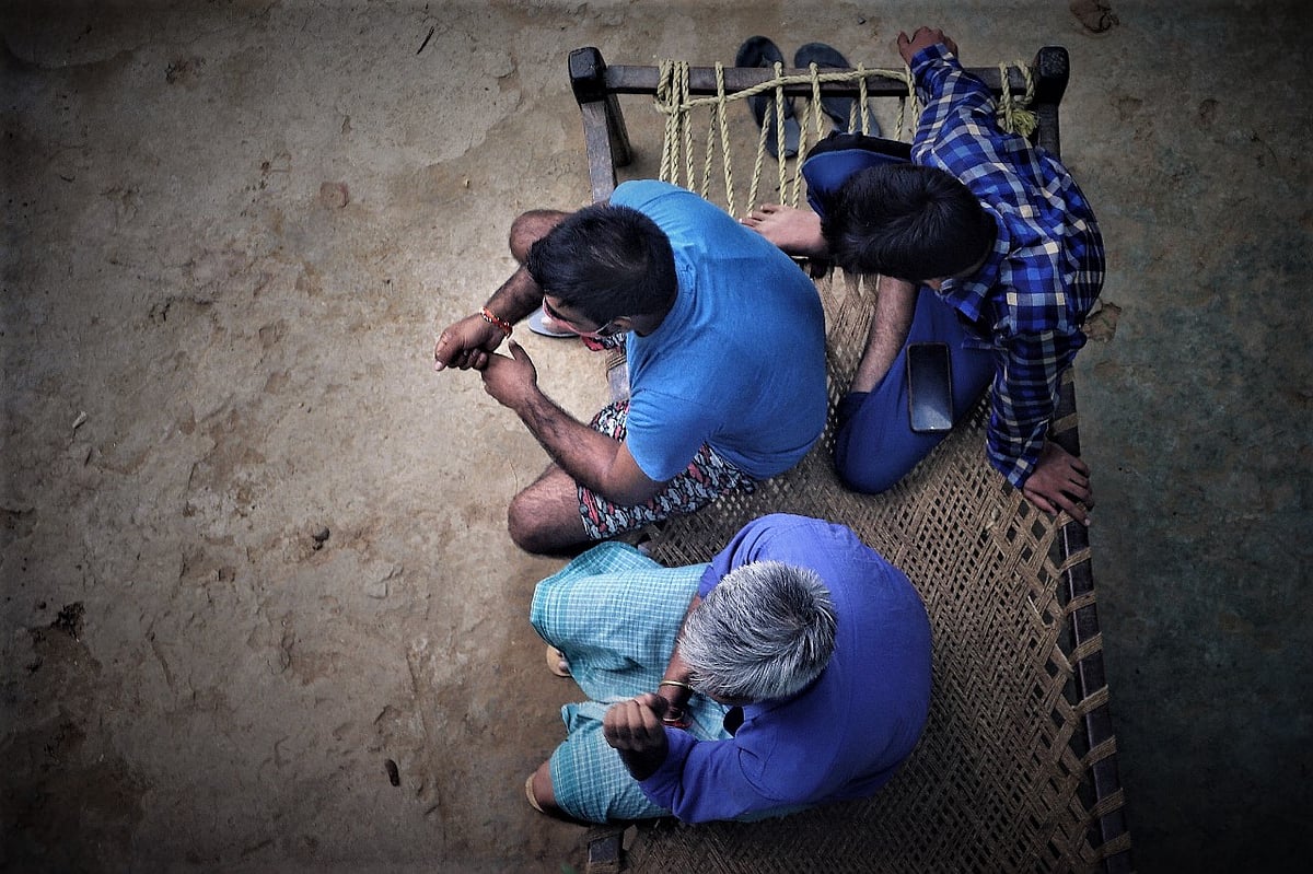 Relatives of Hathras rape victim at their residence at Boolgarhi village of Hathras district, Uttar Pradesh, India on 17th September, 2021