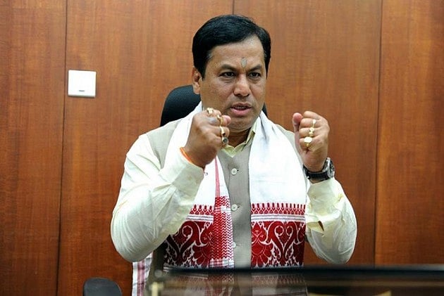 Sarbananda Sonowal Files Nomination For LS Polls