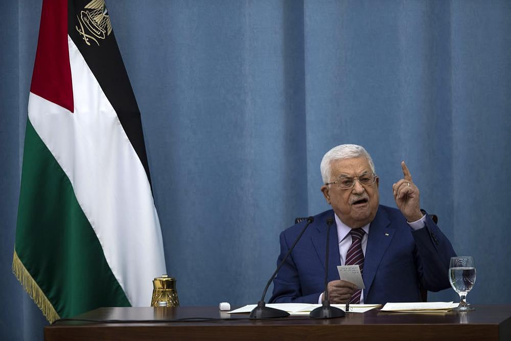 Palestinian Authority (PA) chief Mahmoud Abbas