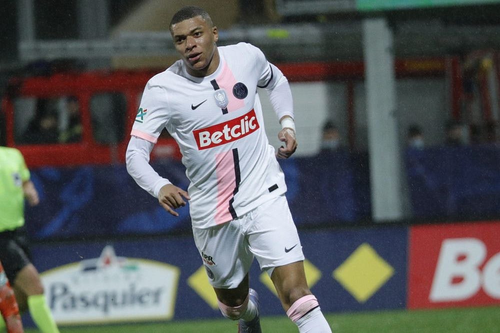 French Cup 2021-22: Kylian Mbappe Hat-trick Fires Paris Saint-Germain Into Last 16