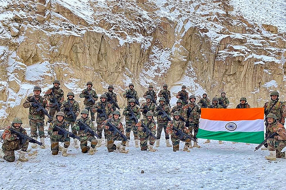 Images Of Indian Army's New Year Celebration At Galwan Surface