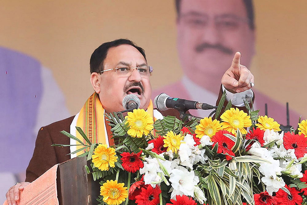 Akhilesh Govt Embezzled Welfare Scheme Funds During Its Tenure: Nadda
