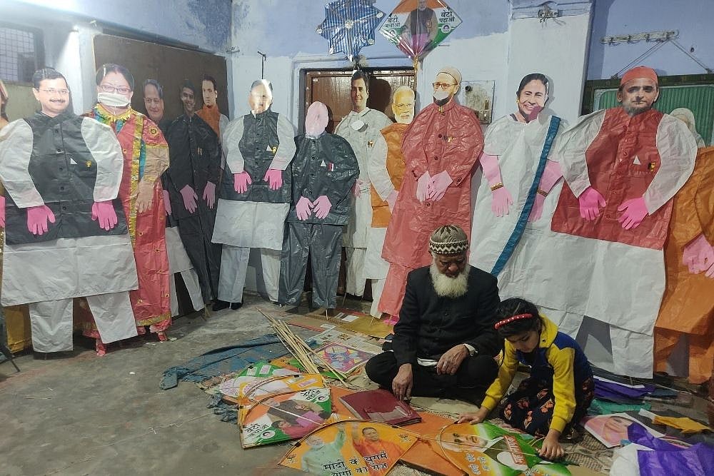 PM Modi To Owaisi: Jaipur's Kites With Politicians' Faces Flying High In Demand