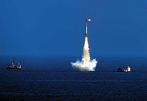 ‘A White Rocket Rose From the Water’