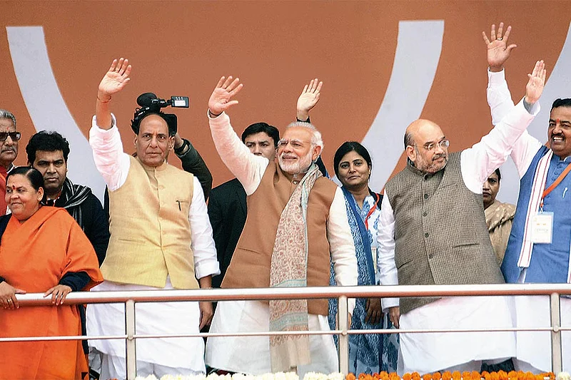 Saffron Rides ‘Cashless’ Into Caste-Cow Land