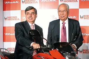 Brijmohan Lall Munjal (1923-2015) & Pawan Kant Munjal Hero Group