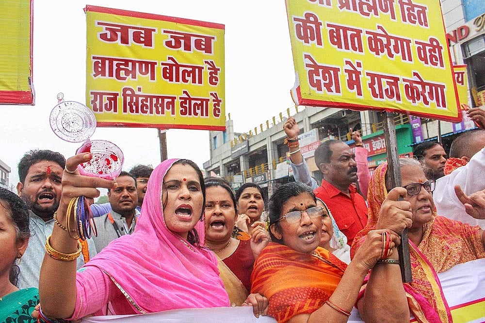 BJP's Attempted Dalit Outreach Draws Backlash From Elite-Caste Votebank