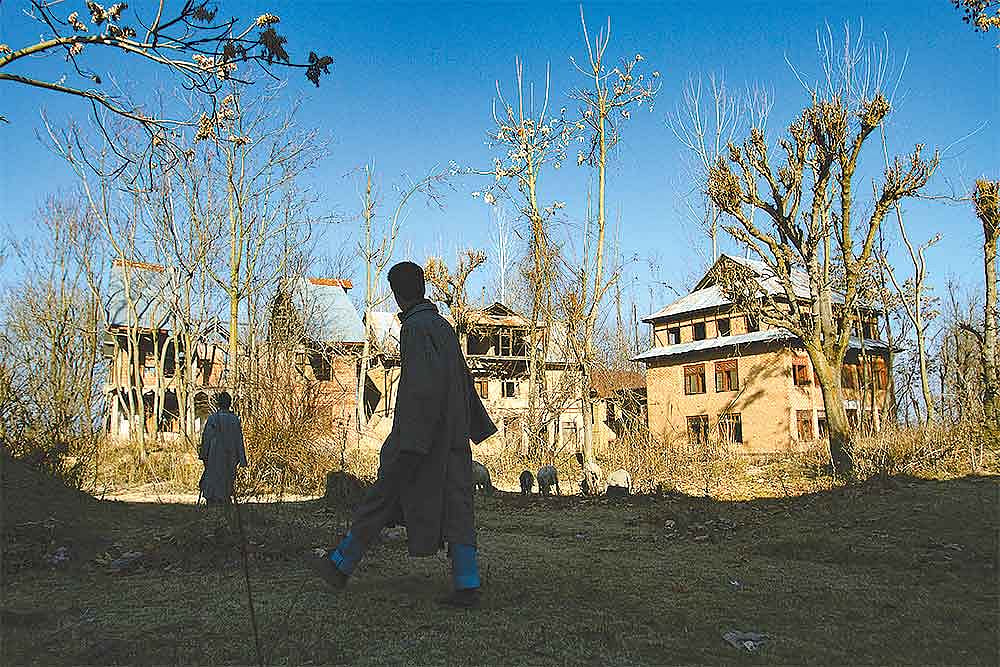 Homes Of Kashmiri Pandits Abandoned Decades Ago, But Not Left Untouched