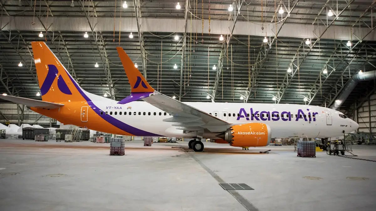 Akasa Air To Start Flights On Chennai-Mumbai Route From September 15th