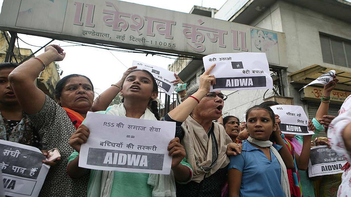 Protests against human trafficking 