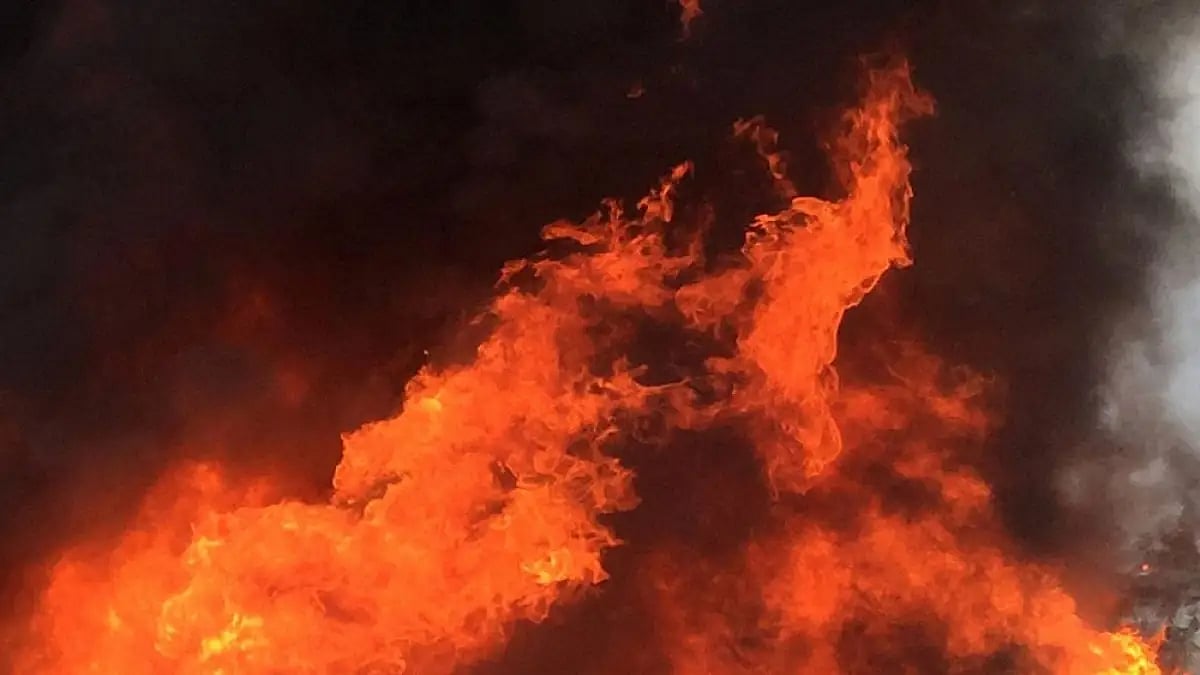 Fire erupts at the ATC building in Chennai Airport