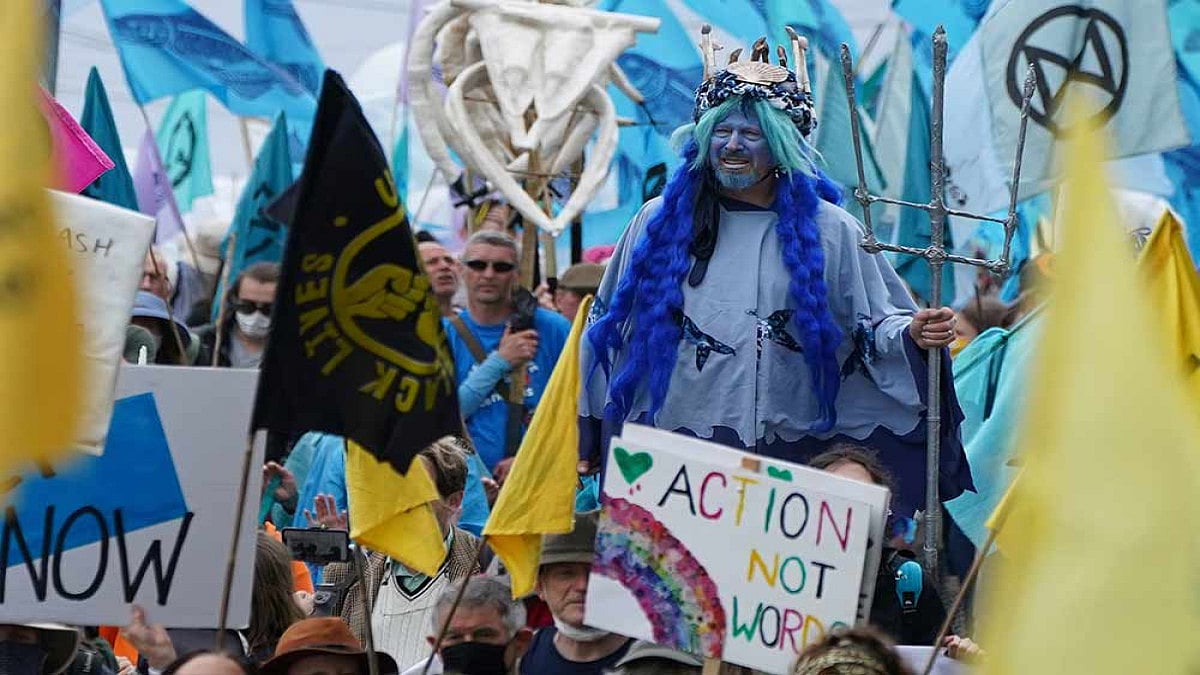 Protesters Gather As G-7 Leaders Set To Arrive In Germany
