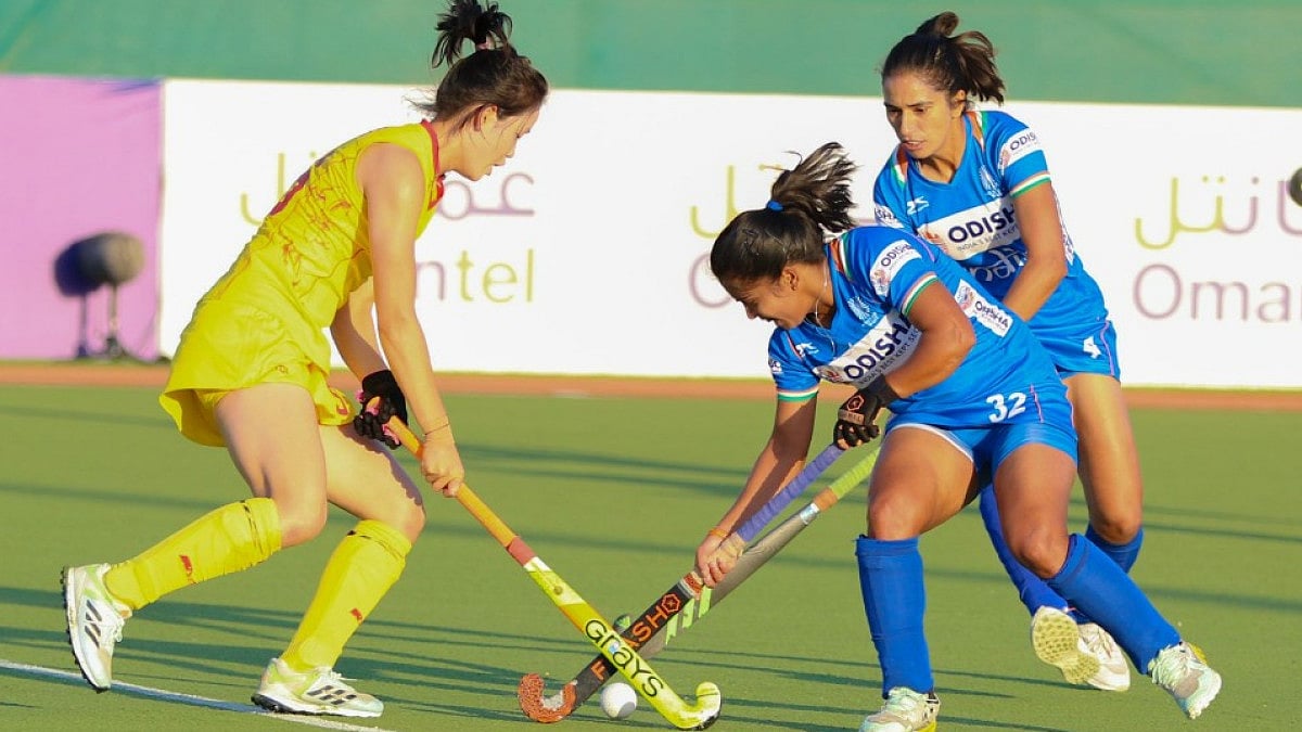 India defeated China 2-0 to bag the Women's Hockey Asia Cup 2022 bronze medal in Muscat.  