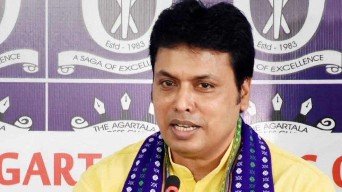 Tripura CM Biplab Kumar Deb