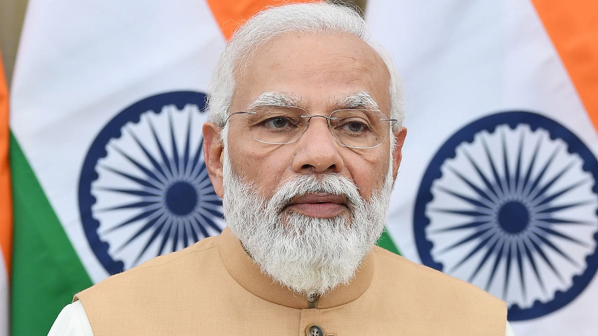 PM addressing after tabling of the Budget 2022, through video conferencing, in New Delhi.
