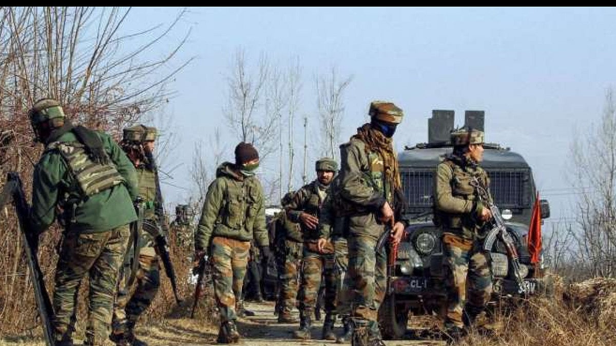 Representational image of an encounter in Kashmir.