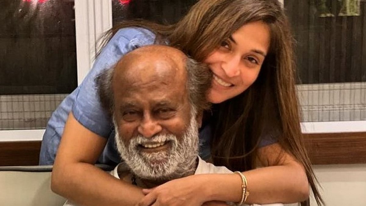 Aishwaryaa Rajinikanth and Rajinikanth