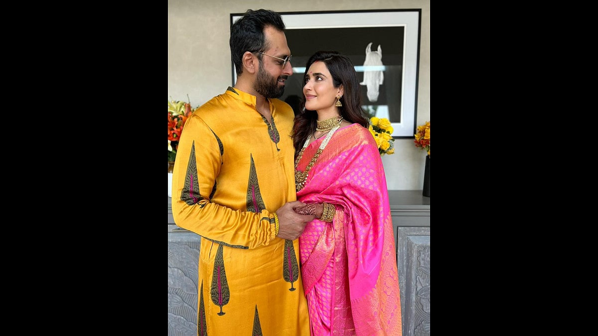 Newlyweds Karishma Tanna and Varun Bangera