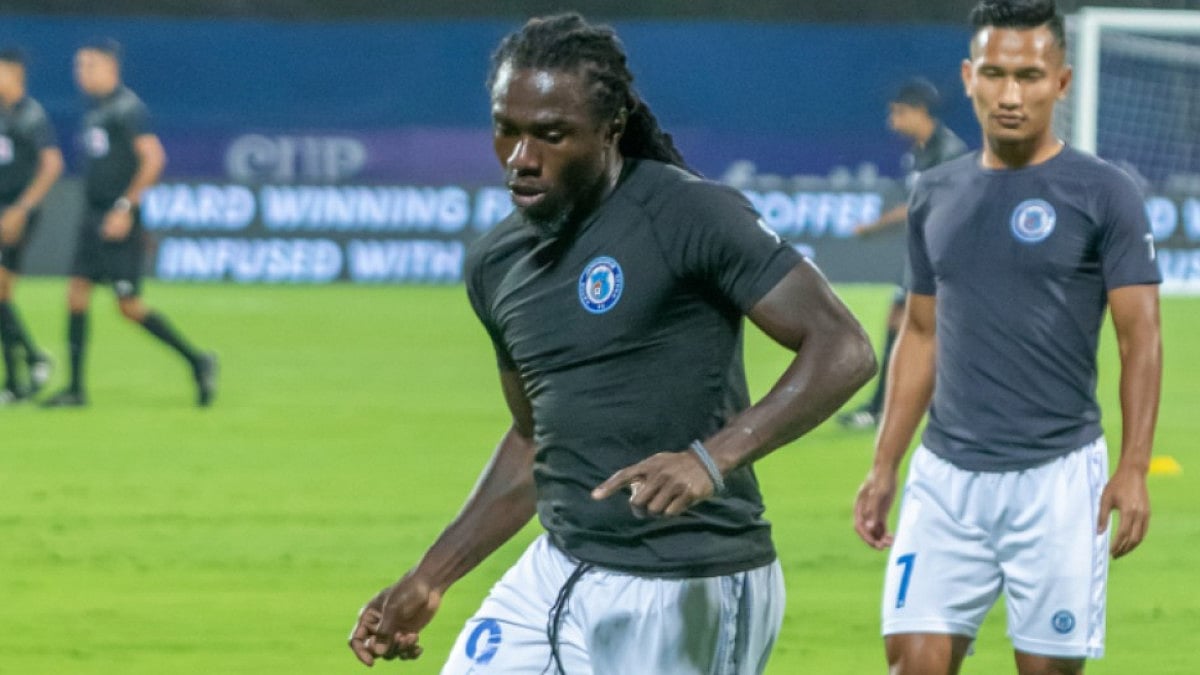 Jamshedpur FC's Daniel Chima Chukwu scored two goals in two ISL 202-21 games so far.  