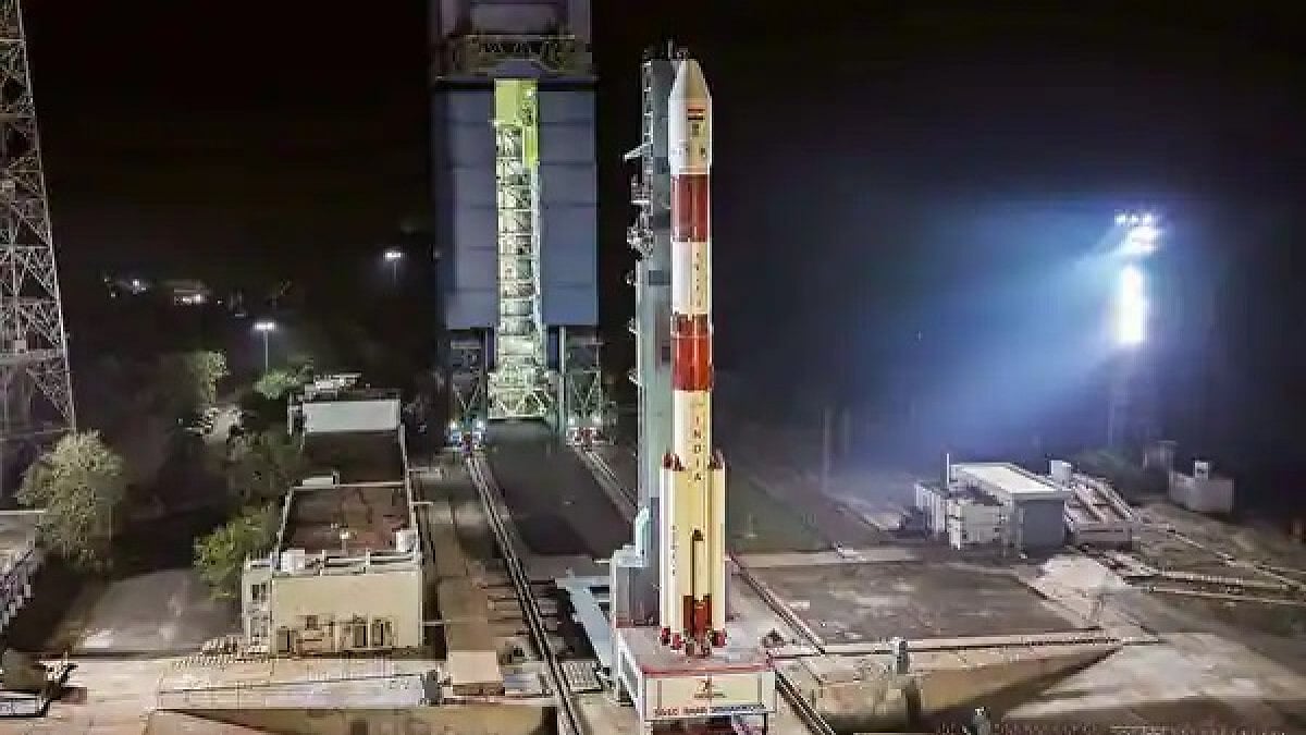 Sriharikota: Indian Space Research Organisation.