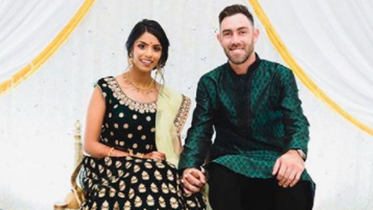Glenn Maxwell, right, is all set to tie the knot with Indian-origin fiancee, Vini Raman, left.