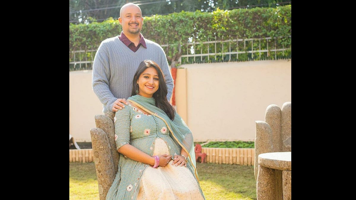 Mohena Kumari Singh with husband Suyesh Rawat
