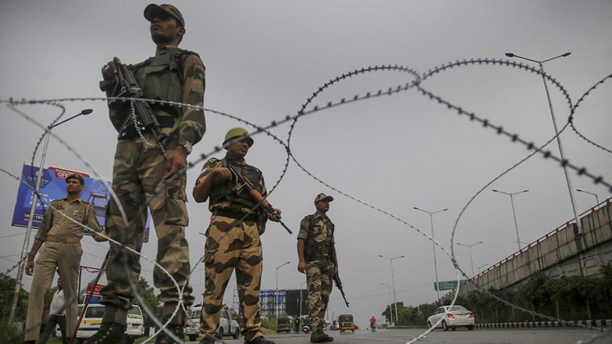 Militants in Jammu and Kashmir. 
