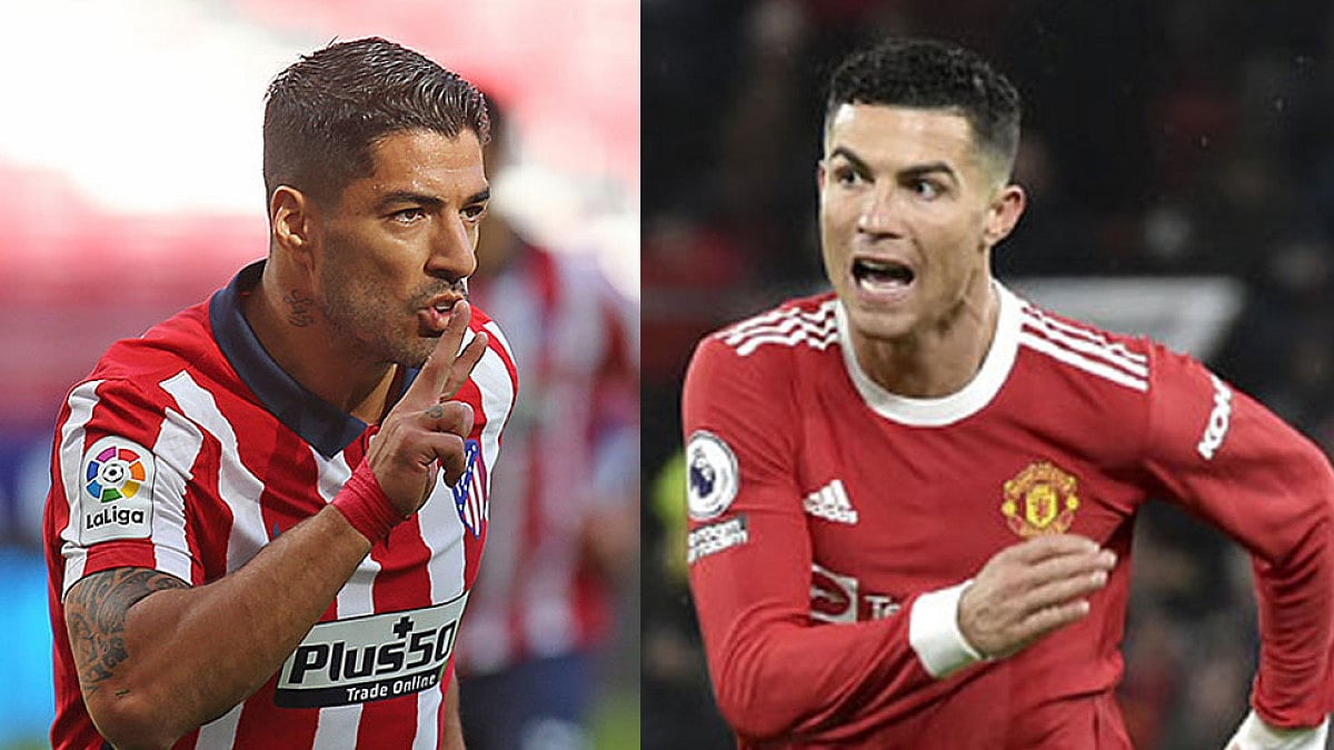 Luis Suarez, left, and Cristiano Ronaldo will be the star attractions at Wanda Metropolitano.