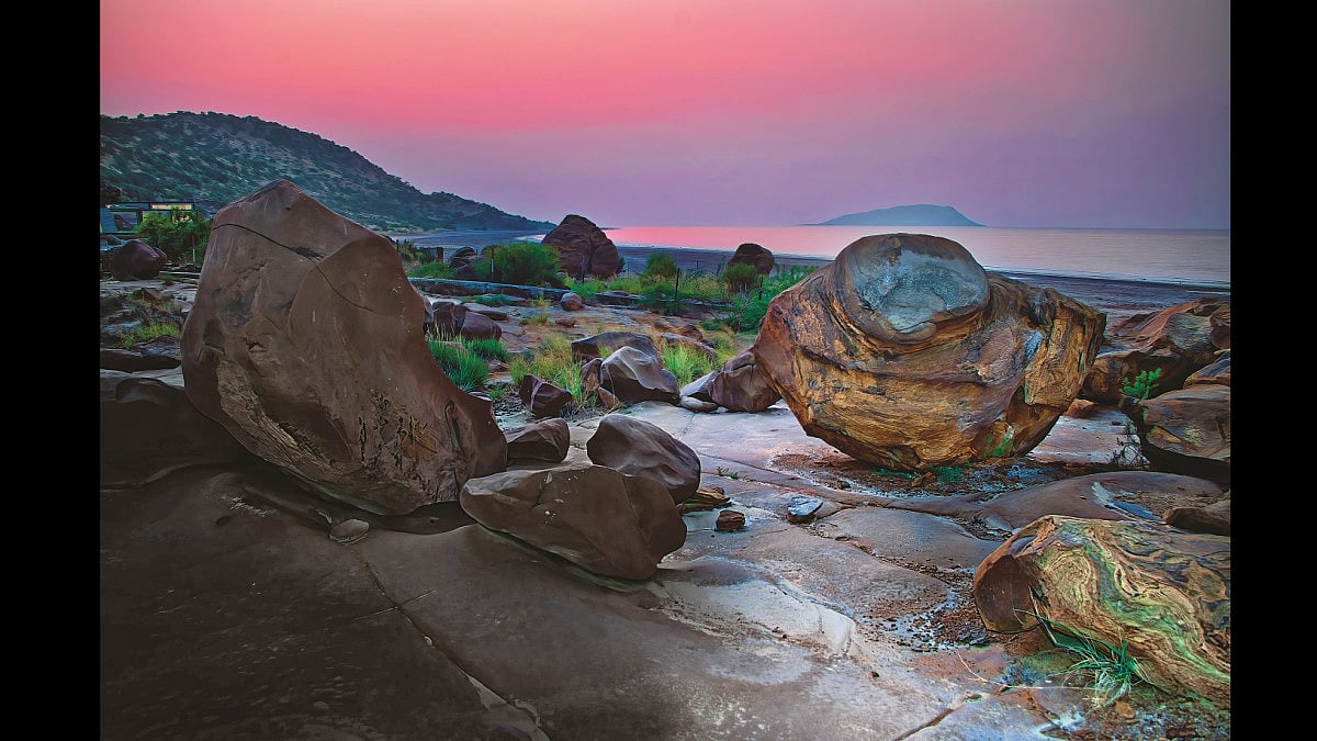 A fossil park in Dholavira