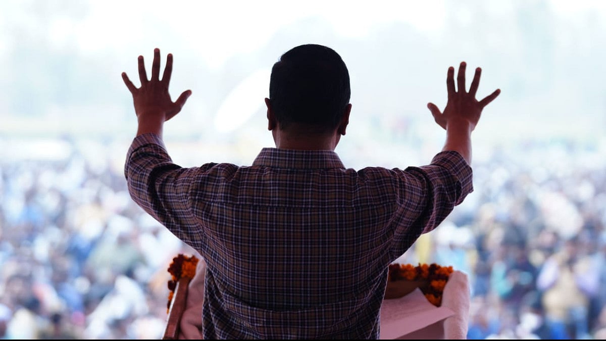 Delhi Chief Minister Arvind Kejriwal during AAPs campaign in Uttar Pradesh. 