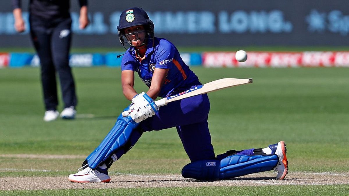 Harmanpreet Kaur scored 63 off 66 during NZ-W Vs IND-W 5th ODI on Thursday.