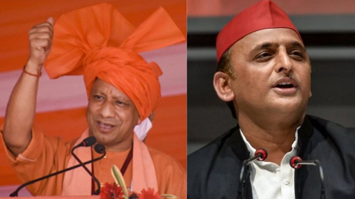 PTO : UP Chief Minister Yogi Adityanath (left) and SP supremo Akhilesh Yadav (right) |