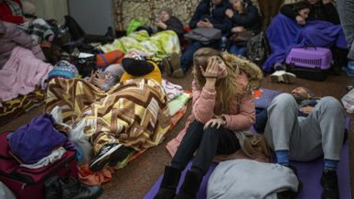Some Survivors Emerge From Ukraine Theatre Hit By Strike