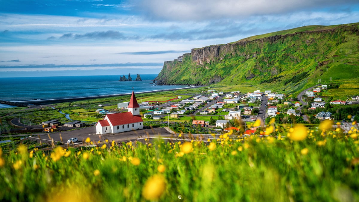Iceland during summers 