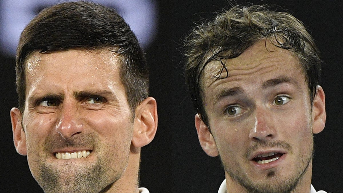 Daniil Medvedev, right, is the 27th player to reach the number one spot in the ATP tennis rankings.