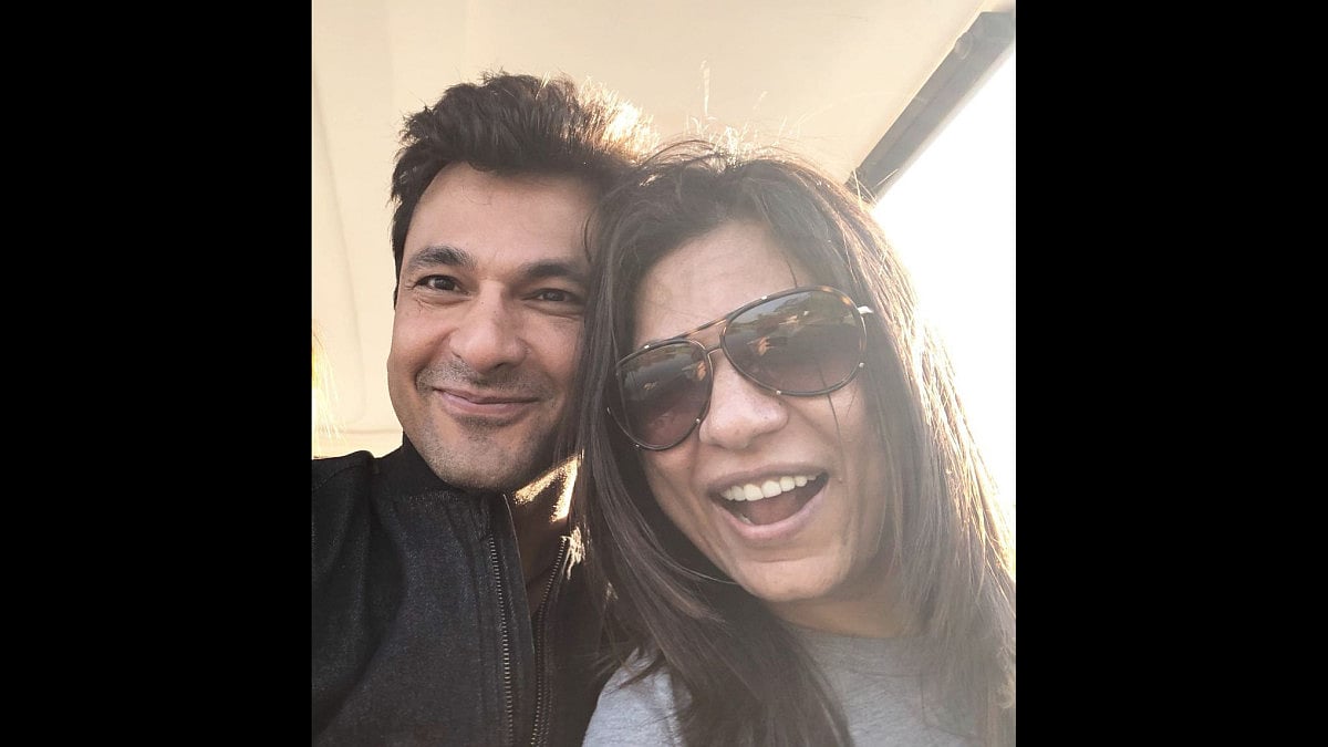 Chef Vikas Khanna With Sister, Radha Khanna