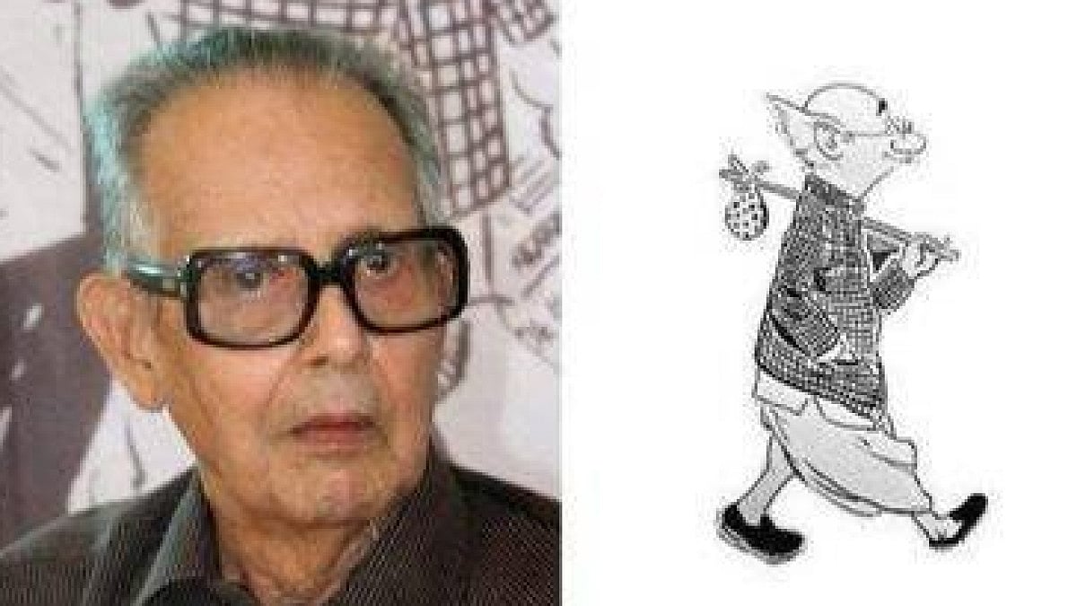 A file photo of eminent cartoonist R.K. Laxman who passed away in Pune at the age of 94.