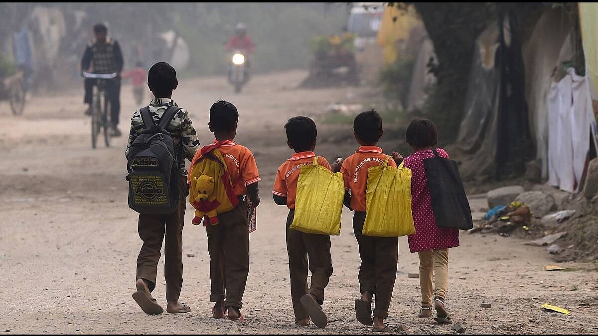 Children walking on the street | Representative image