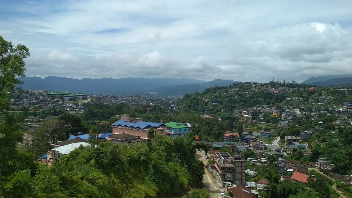 The landscape of Itanagar 