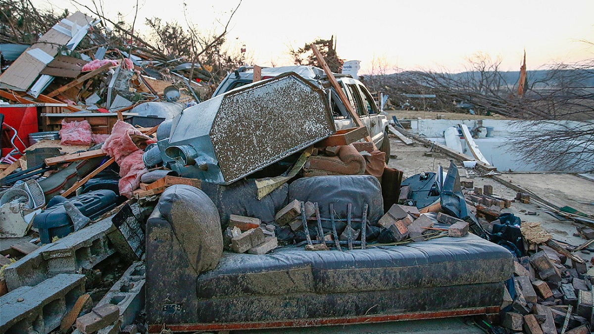 Strong storms in parts of the middle U.S.