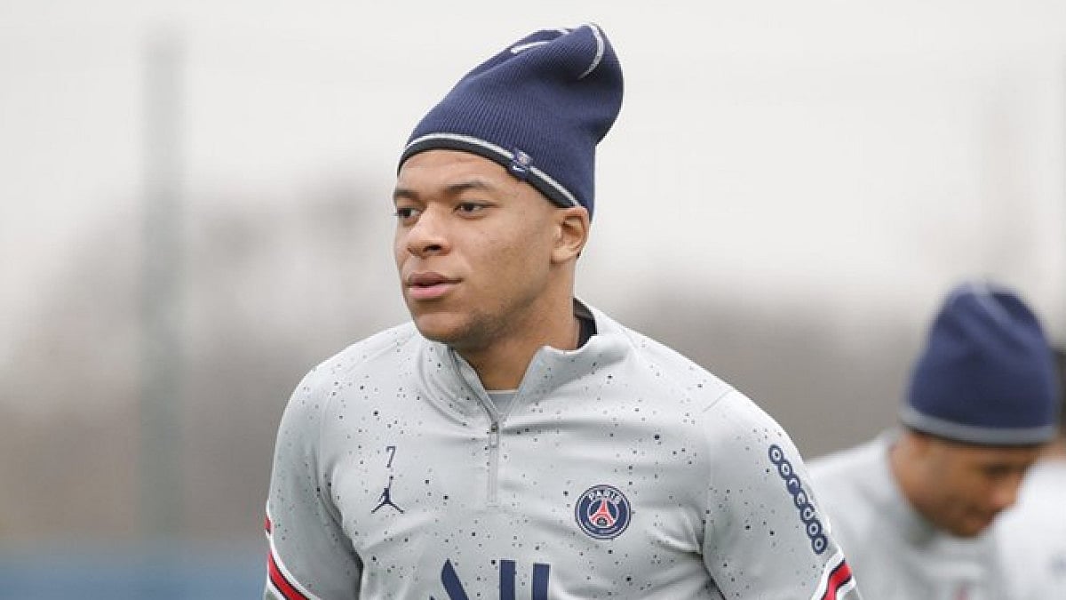 PSG in a club statement said Kylian Mbappe's fitness will be reassessed on Tuesday.  