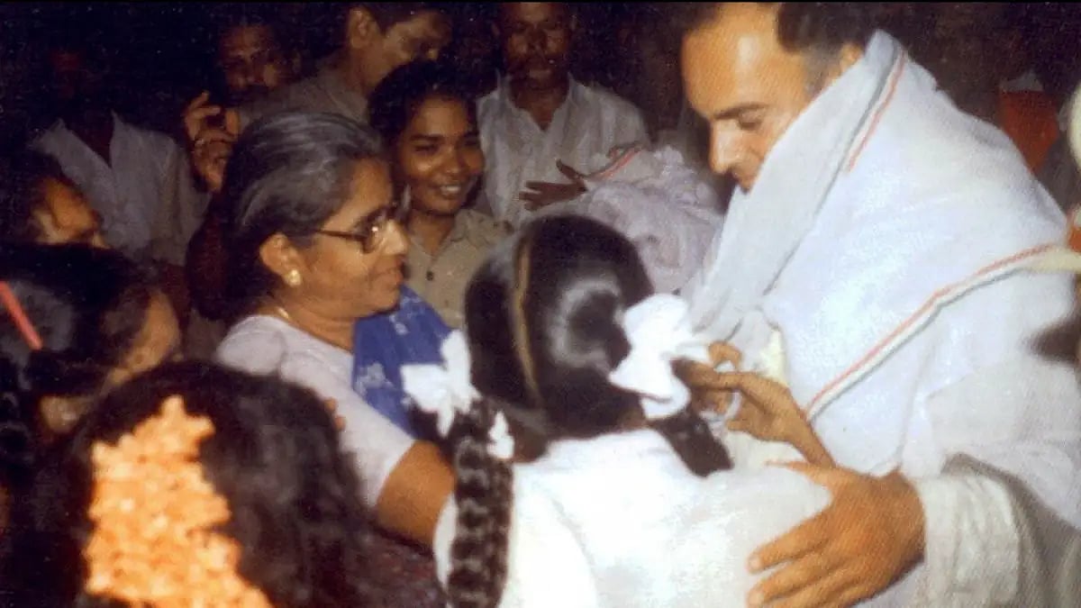 Photograph of Rajiv Gandhi