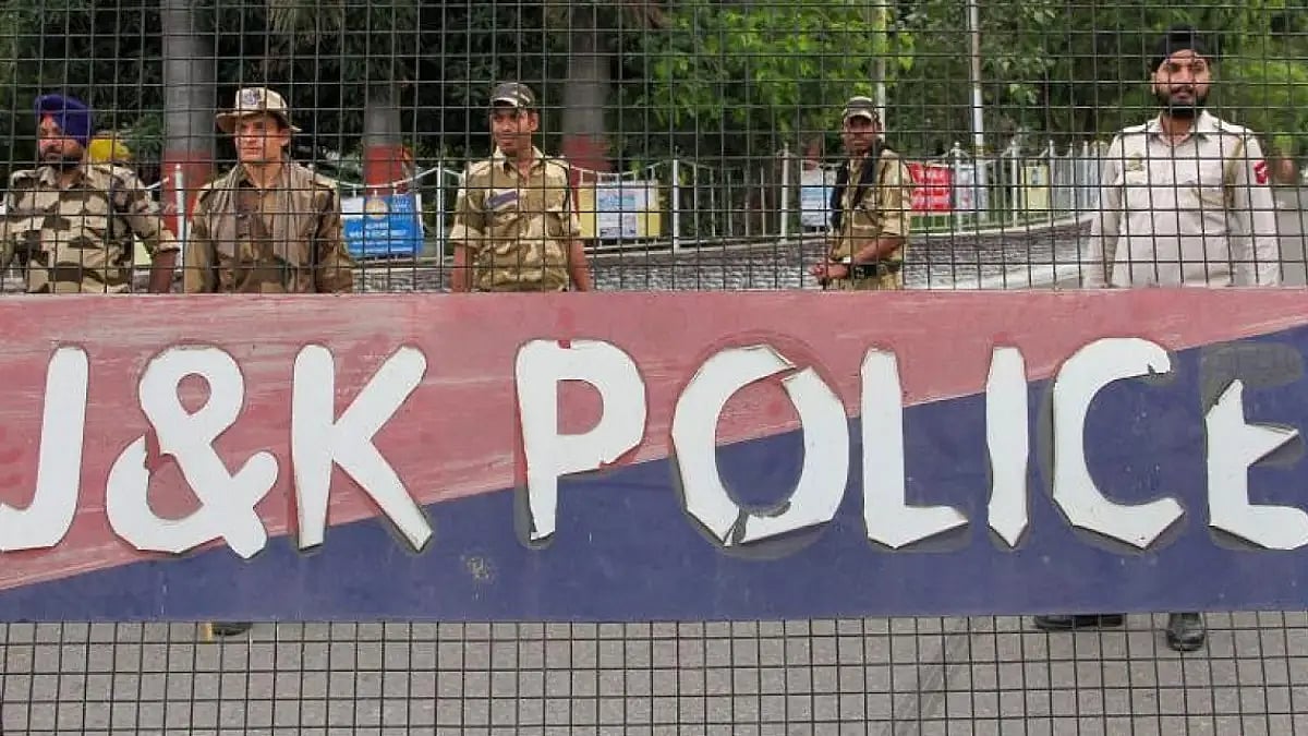Representative photograph of Jammu and Kashmir Police