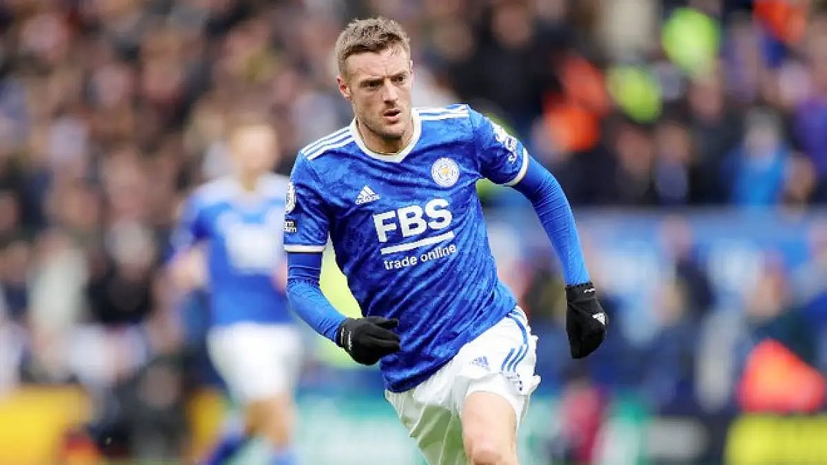 Leicester City's Jamie Vardy had recently returned from a month-long hamstring injury.  