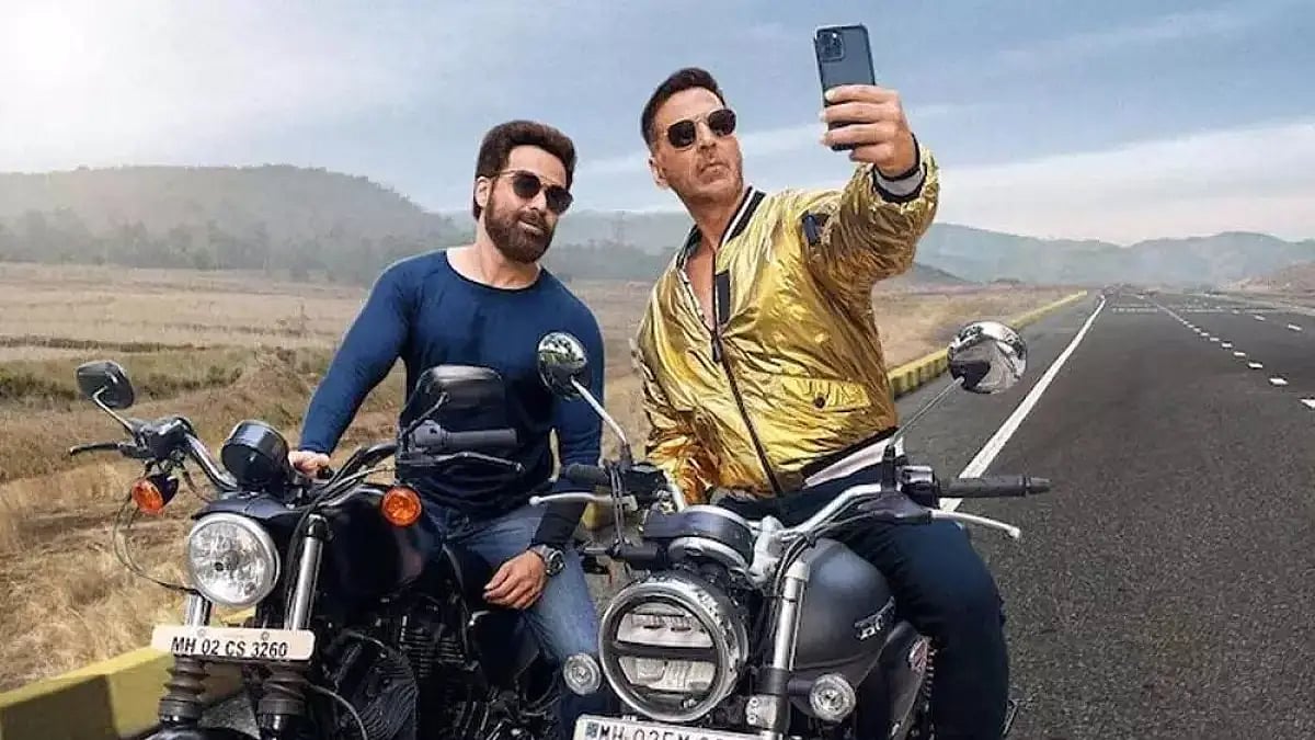 Akshay Kumar and Emraan Hashmi in the film Selfiee